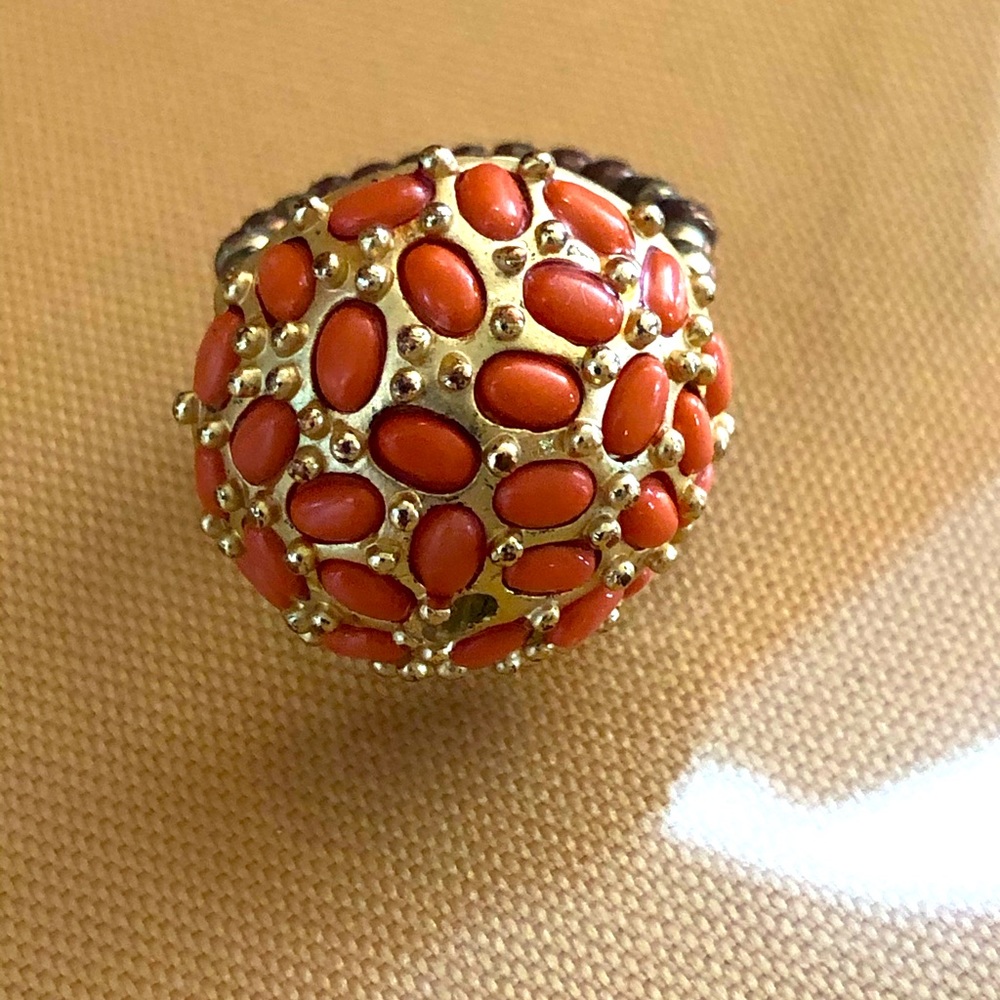 Coral ring size 7
